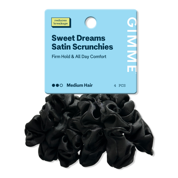 GIMME beauty Sweet Dreams Satin Hair Scrunchies for Medium Hair #1