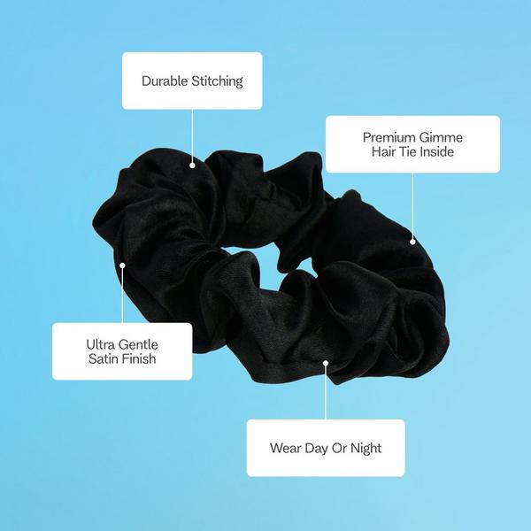 GIMME beauty Sweet Dreams Satin Hair Scrunchies for Medium Hair #3