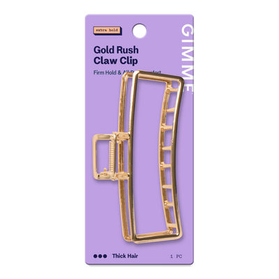 GIMME beauty Rectangle Metal Claw Clip for Thick Hair