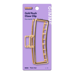 GIMME beauty Rectangle Metal Claw Clip for Thick Hair
