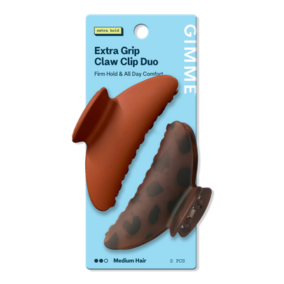 GIMME beauty Fashion Claw Clip for Medium Hair 2 Pack