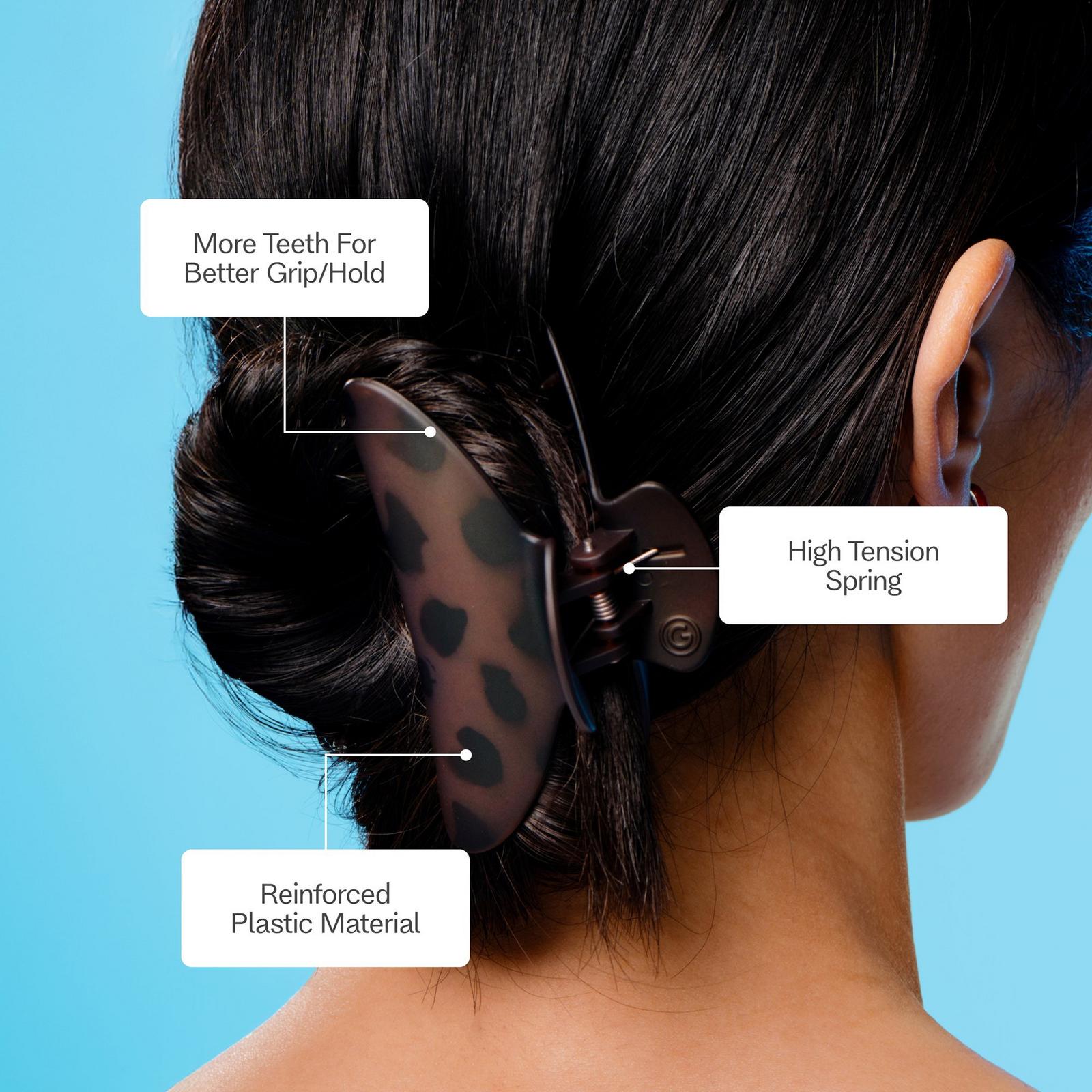 Fashion Claw Clip for Medium Hair 2 Pack - Rust/Tortoise