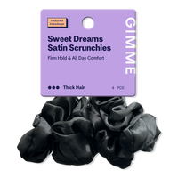 Sweet Dreams Large Satin Hair Scrunchies