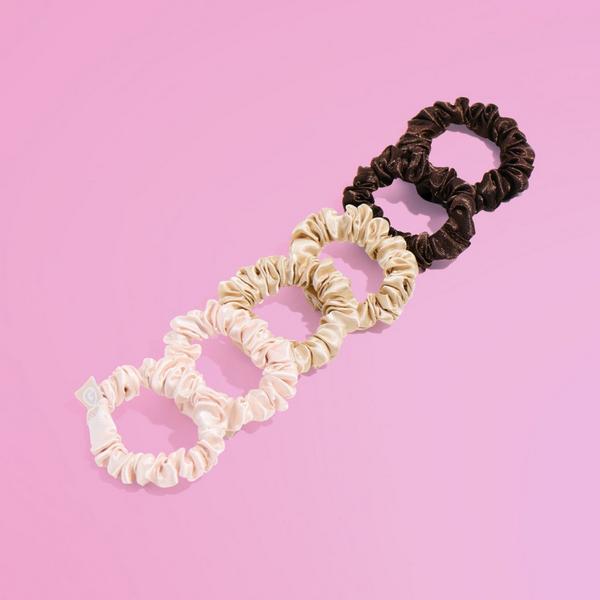 GIMME beauty Sweet Dreams Slim Satin Hair Scrunchies #2