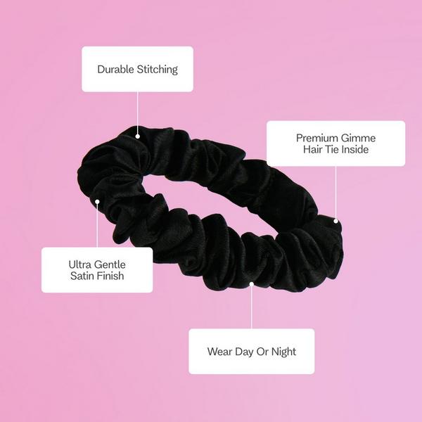 GIMME beauty Sweet Dreams Slim Satin Hair Scrunchies #3