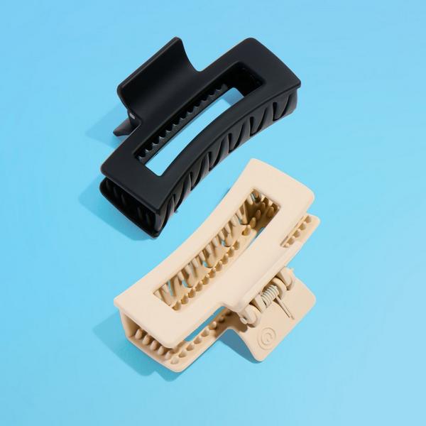 GIMME beauty Extra Grip Rectangle Claw Clip for Medium Hair #2