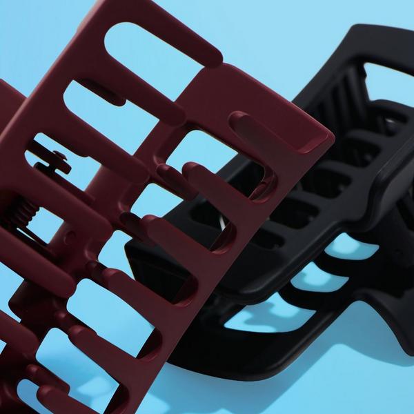 GIMME beauty Rectangle Double Teeth Claw Clip #4
