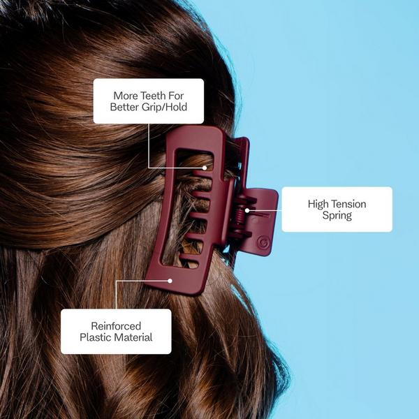 GIMME beauty Rectangle Double Teeth Claw Clip #5