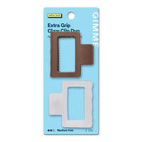 Extra Grip Square Claw Clip for Medium Hair