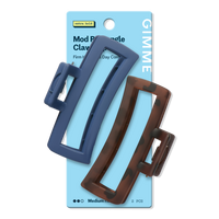 Thin Rectangle Claw Clip for Medium Hair
