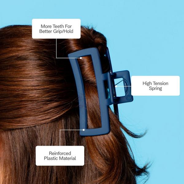 GIMME beauty Thin Rectangle Claw Clip for Medium Hair #4