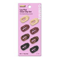 Mini Lay Flat Claw Clips for Fine Hair