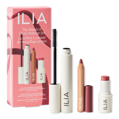 ILIA The Beauty of Clean Makeup Set - Clean Eye + Cheek + Lip Makeup Set