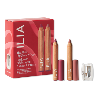 ILIA The Mini Lip Sketch Duo - Clean Mini Lipstick + Lip Liner Set