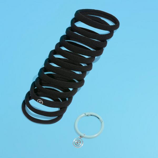 GIMME beauty Seamless Hair Ties for Medium Hair with Band Ring #2