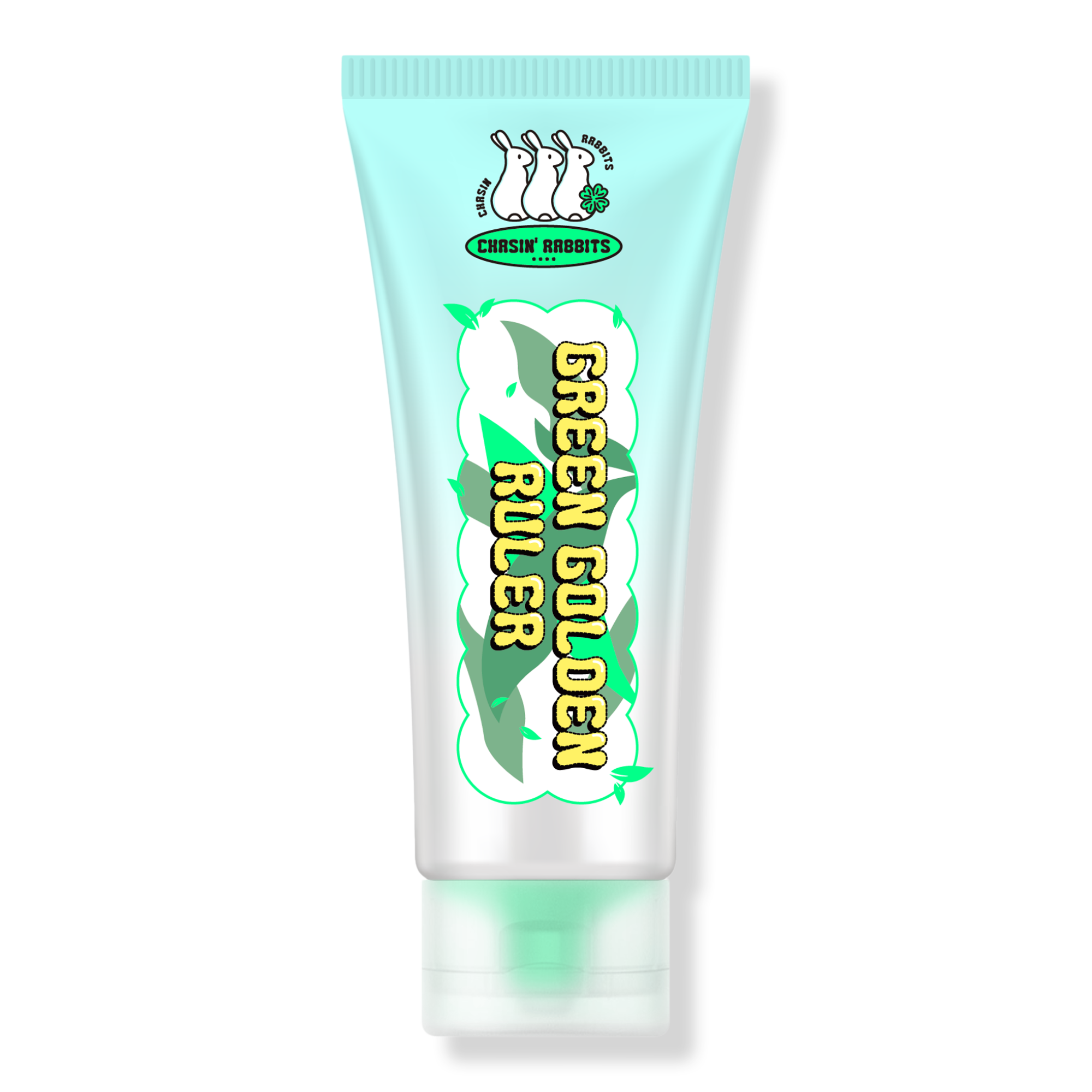 Chasin' Rabbits Green Golden Ruler Cream #1