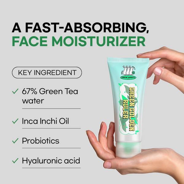 Chasin' Rabbits Green Golden Ruler Cream #4