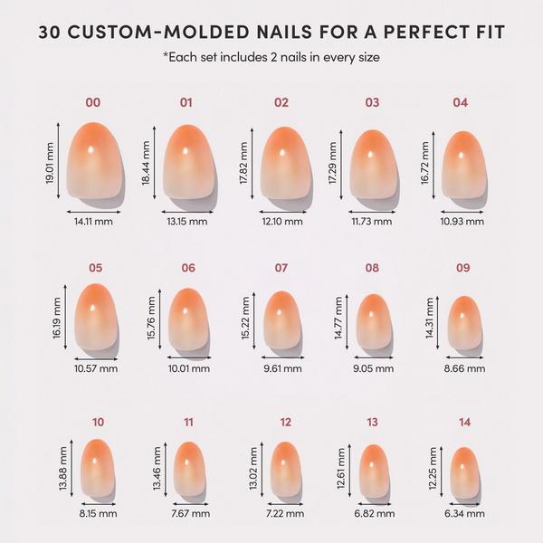 Glamnetic Candy Corn Press-On Nails #6