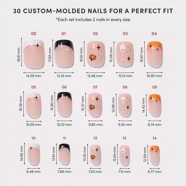 Glamnetic Tiny Pumpkin Press-On Nails #6