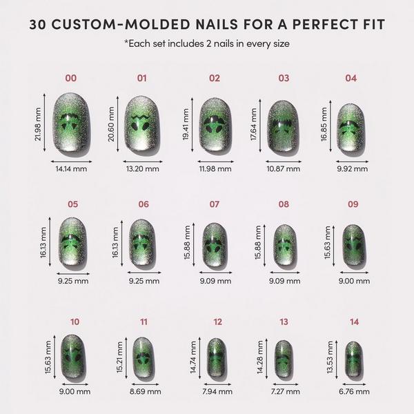 Glamnetic Peek-o'-Lantern Press-On Nails #6