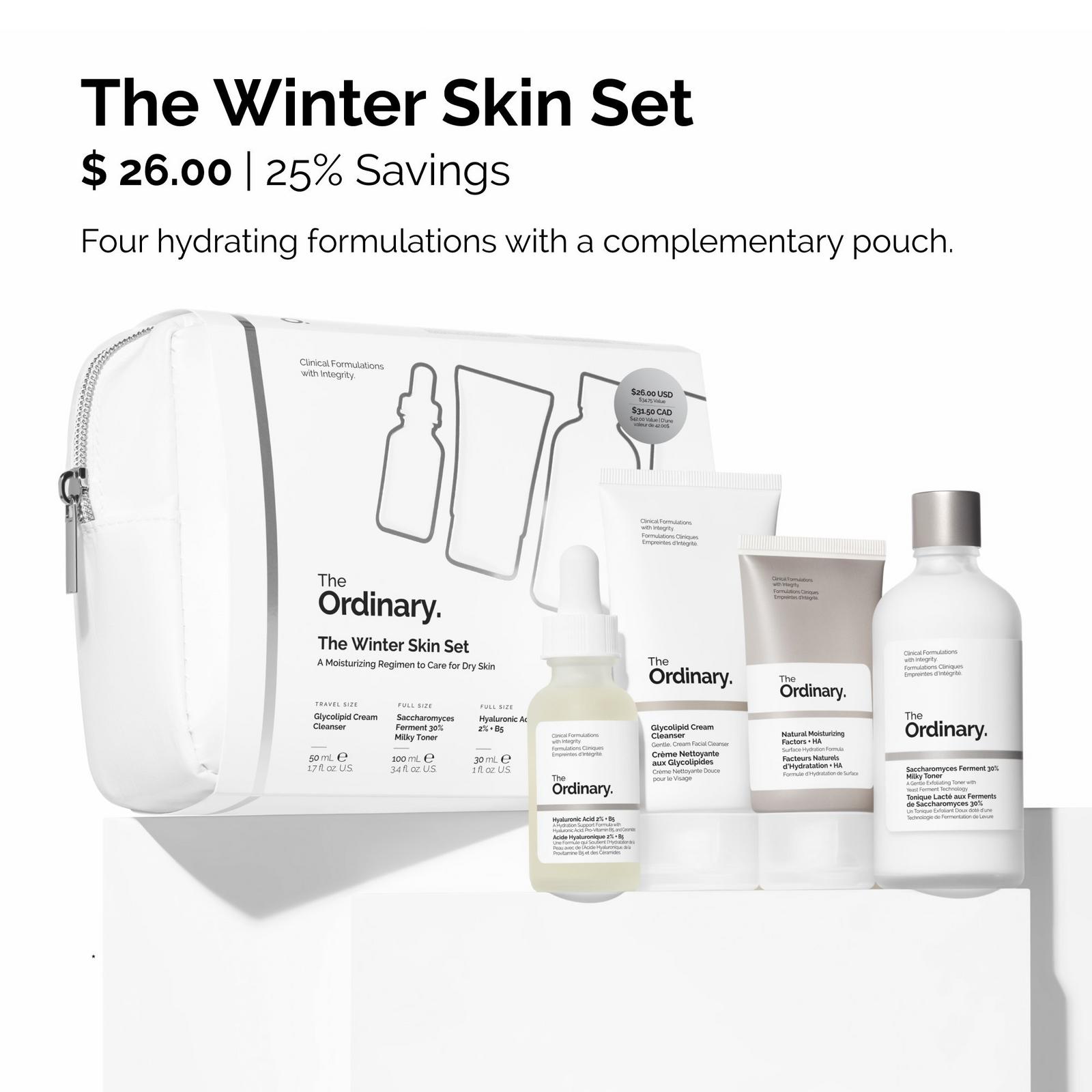 The Winter Skincare Gift Set for Hydration