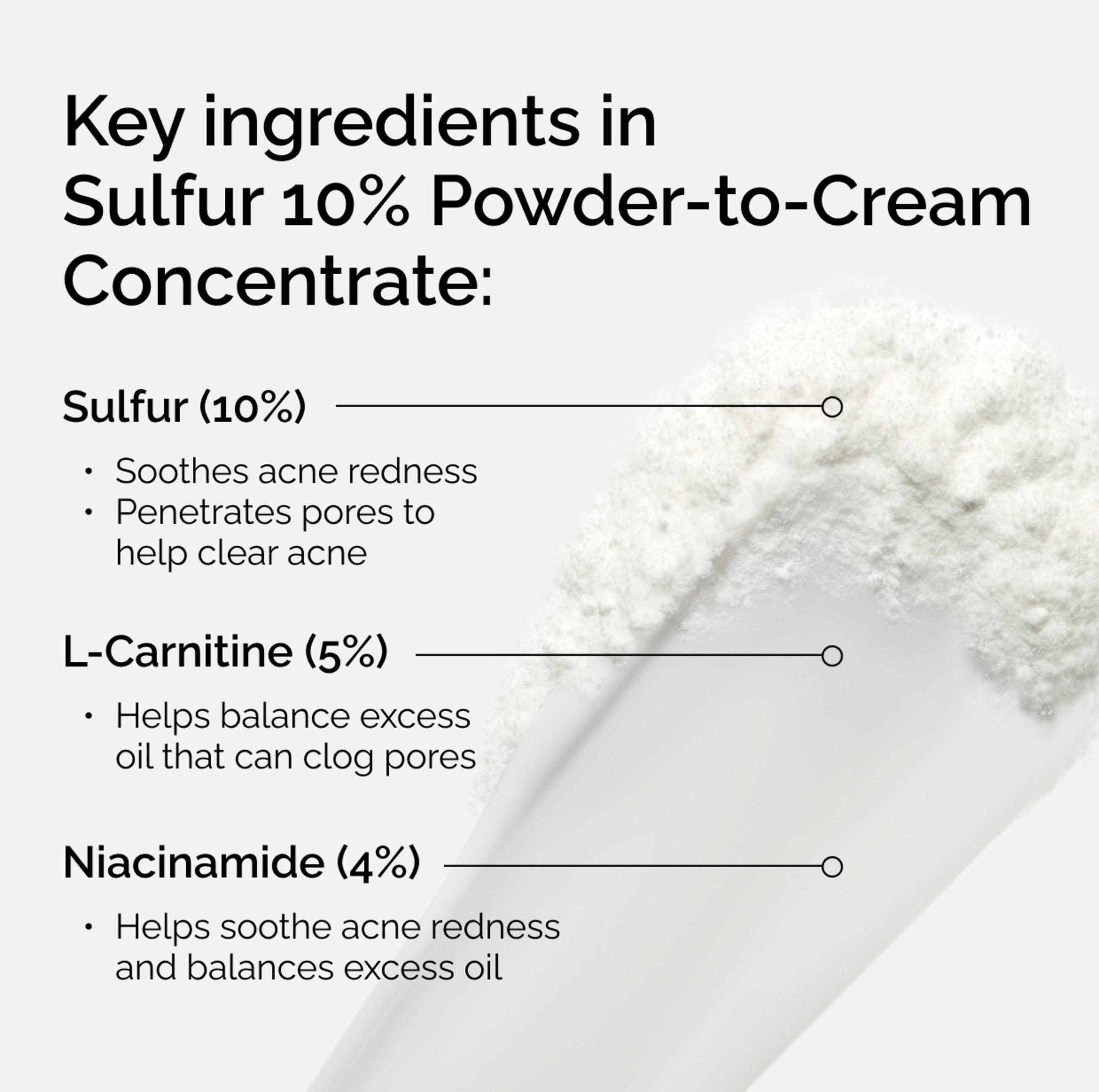 Концентрат с серой 10%, порошок-в-крем The Ordinary Sulfur — фото 5