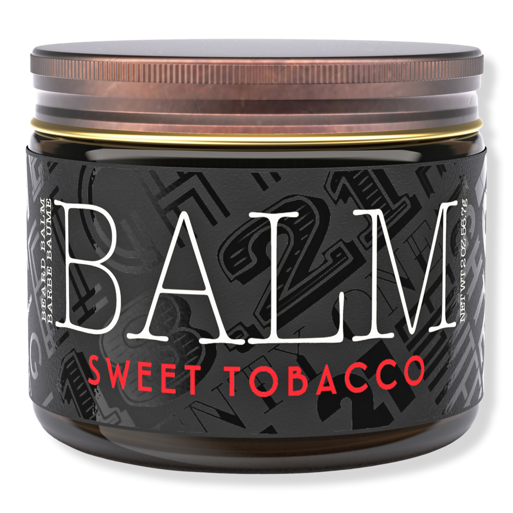 18.21 Man Made Sweet Tobacco Low Hold, Soft Shine Beard Balm