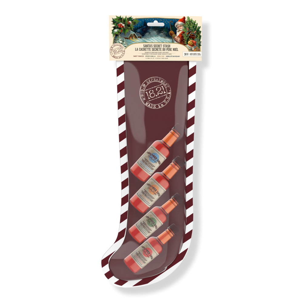 Santa's Secret Stash 4-Piece Stocking Gift Set