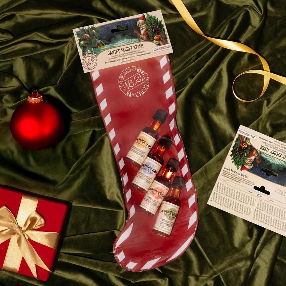 Santa's Secret Stash 4-Piece Stocking Gift Set