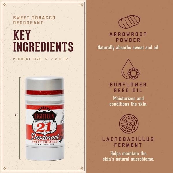 18.21 Man Made Sweet Tobacco Deodorant Stick #3