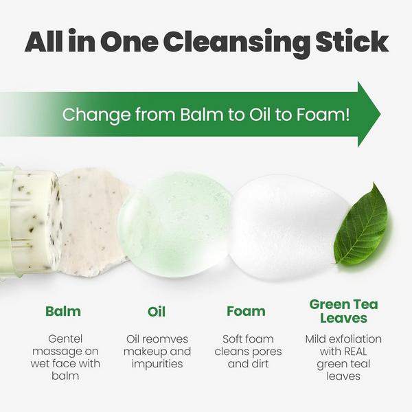 NEOGEN Real Fresh Cleansing Stick Green Tea #4
