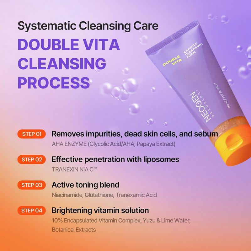 Double Vita Capsule Cleansing Foam