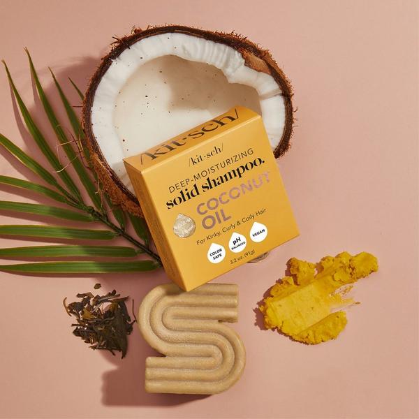 Kitsch Coconut Oil Shampoo + Conditioner Bar Combo #4