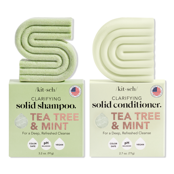 Kitsch Tea Tree Shampoo + Conditioner Bar Combo #1