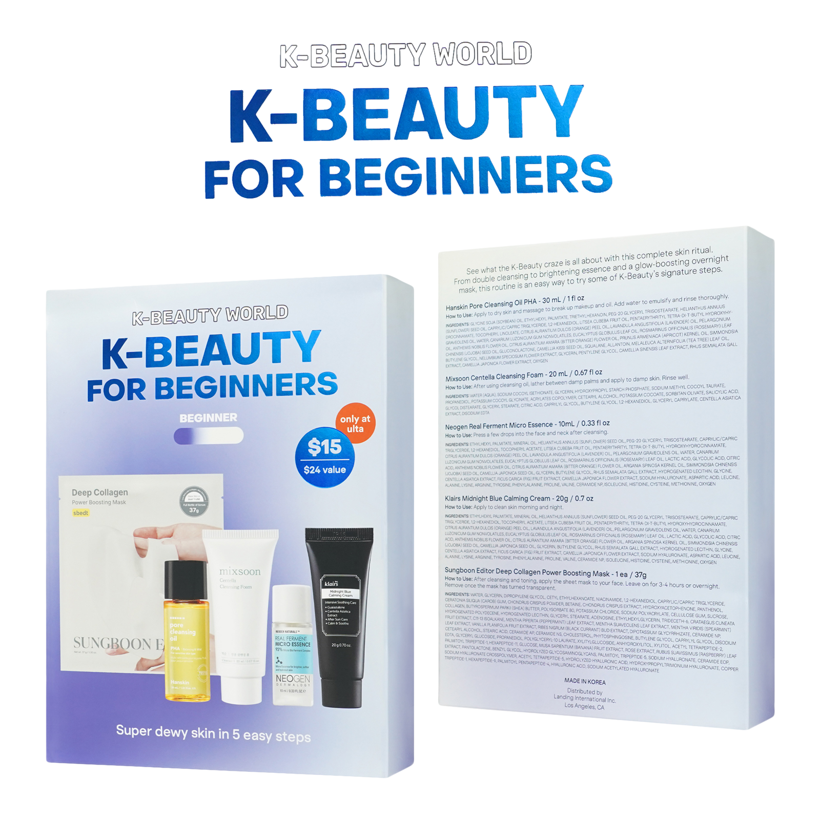 K Beauty World: Beginner's Kit