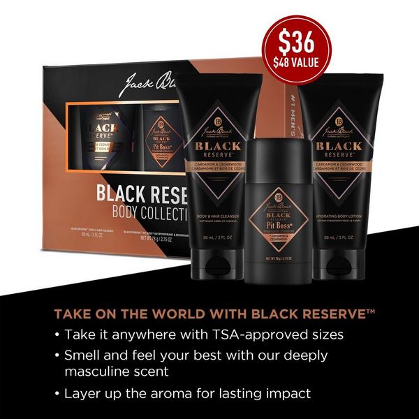 Jack Black Black Reserve Body Collection Set #6