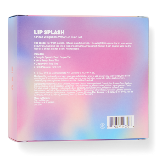 ULTA Beauty Collection Lip Splash Weightless Water Lip Stain Set #2