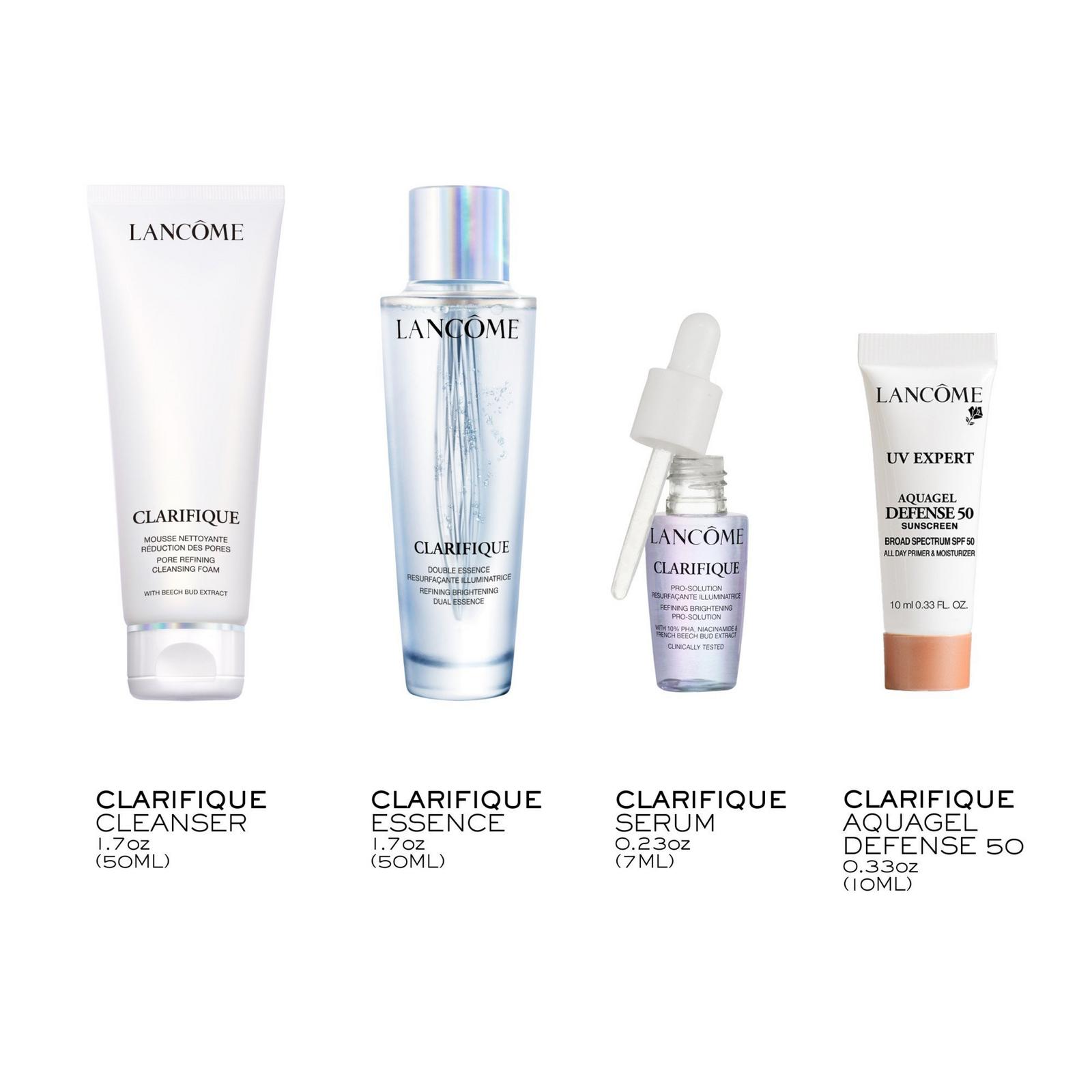 Limited-Edition Clarifique 4 Piece Mini Skincare Discovery Set