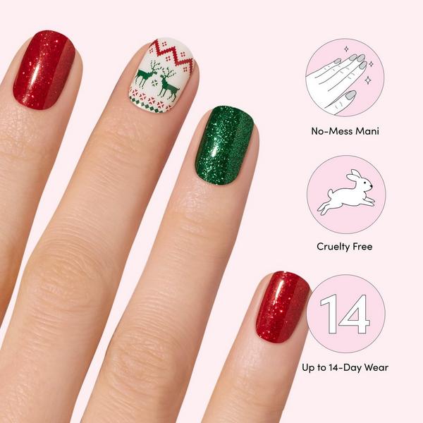 Dashing Diva Gloss Ultra Shine Gel Nail Strips, Knit to Last #5