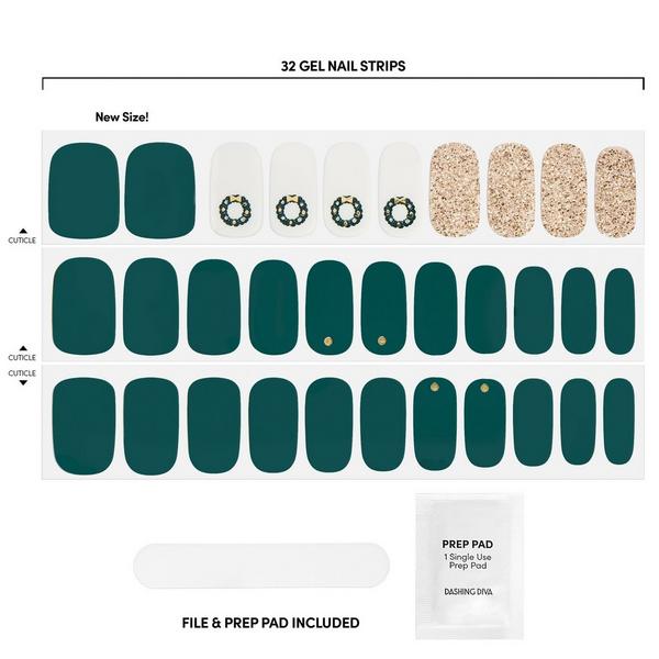 Dashing Diva Gloss Ultra Shine Gel Nail Strips, Cottage Charm #2