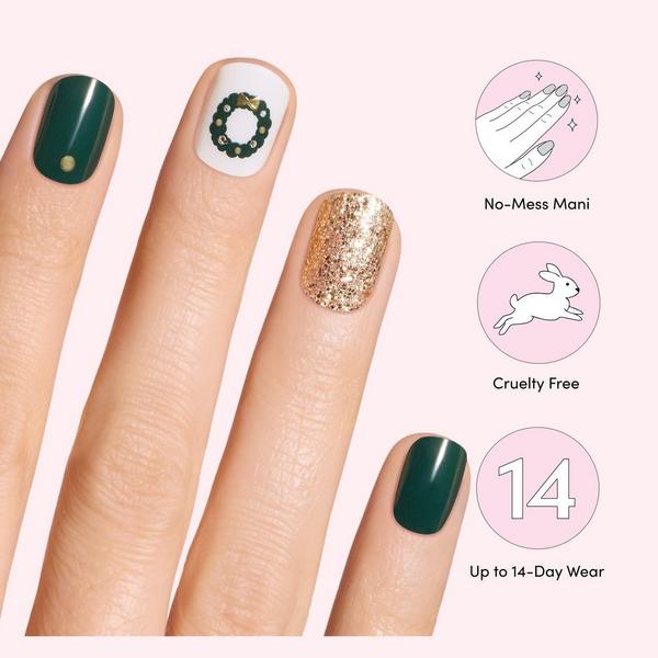 Dashing Diva Gloss Ultra Shine Gel Nail Strips, Cottage Charm #5