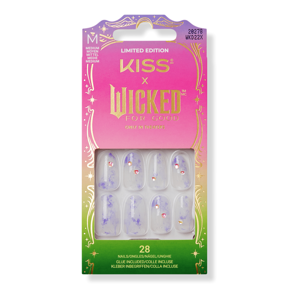 Kiss X Wicked For Good Press On Nails - Bubble Of Brilliance