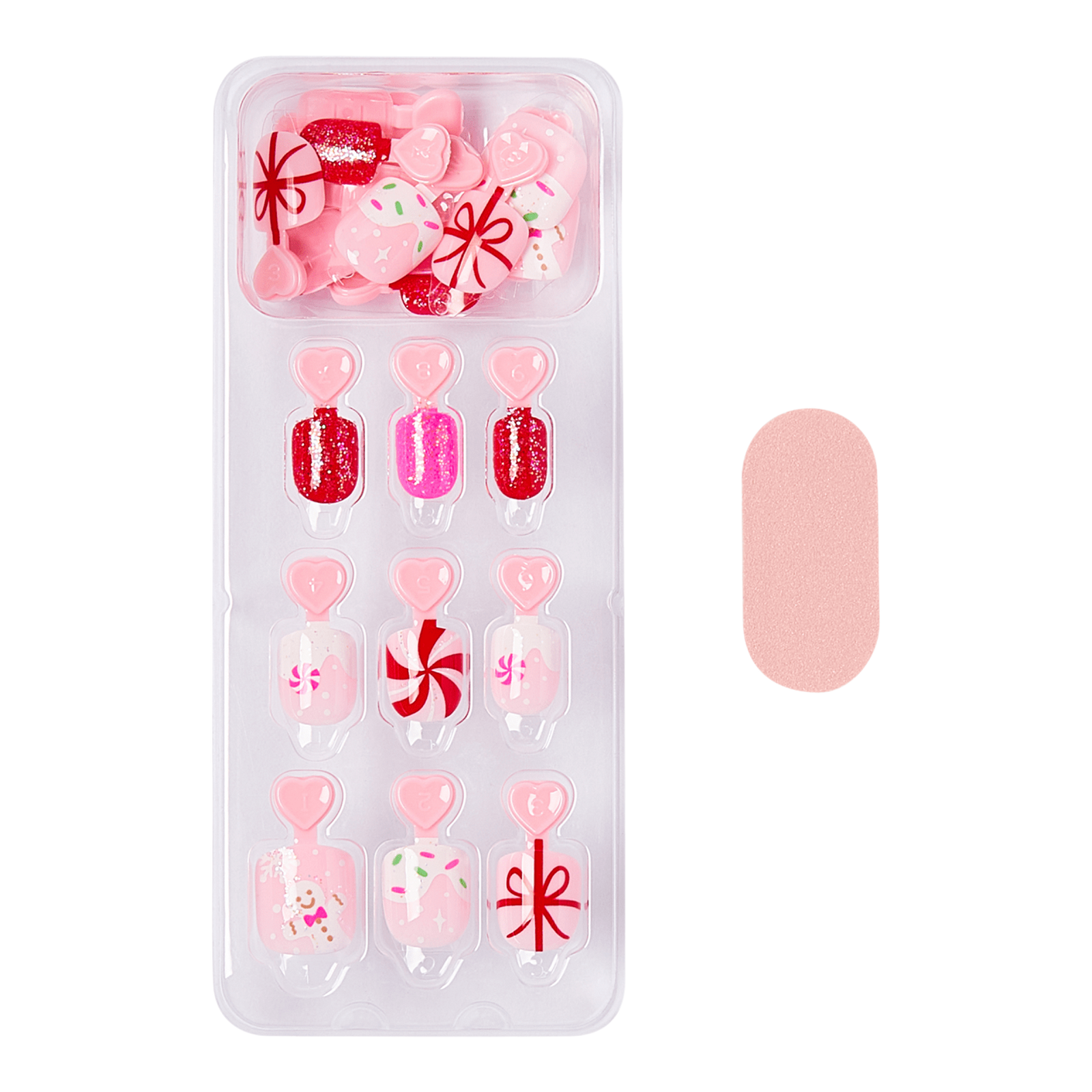 imPRESS Mini Holiday Press On Nails - Frostsnow