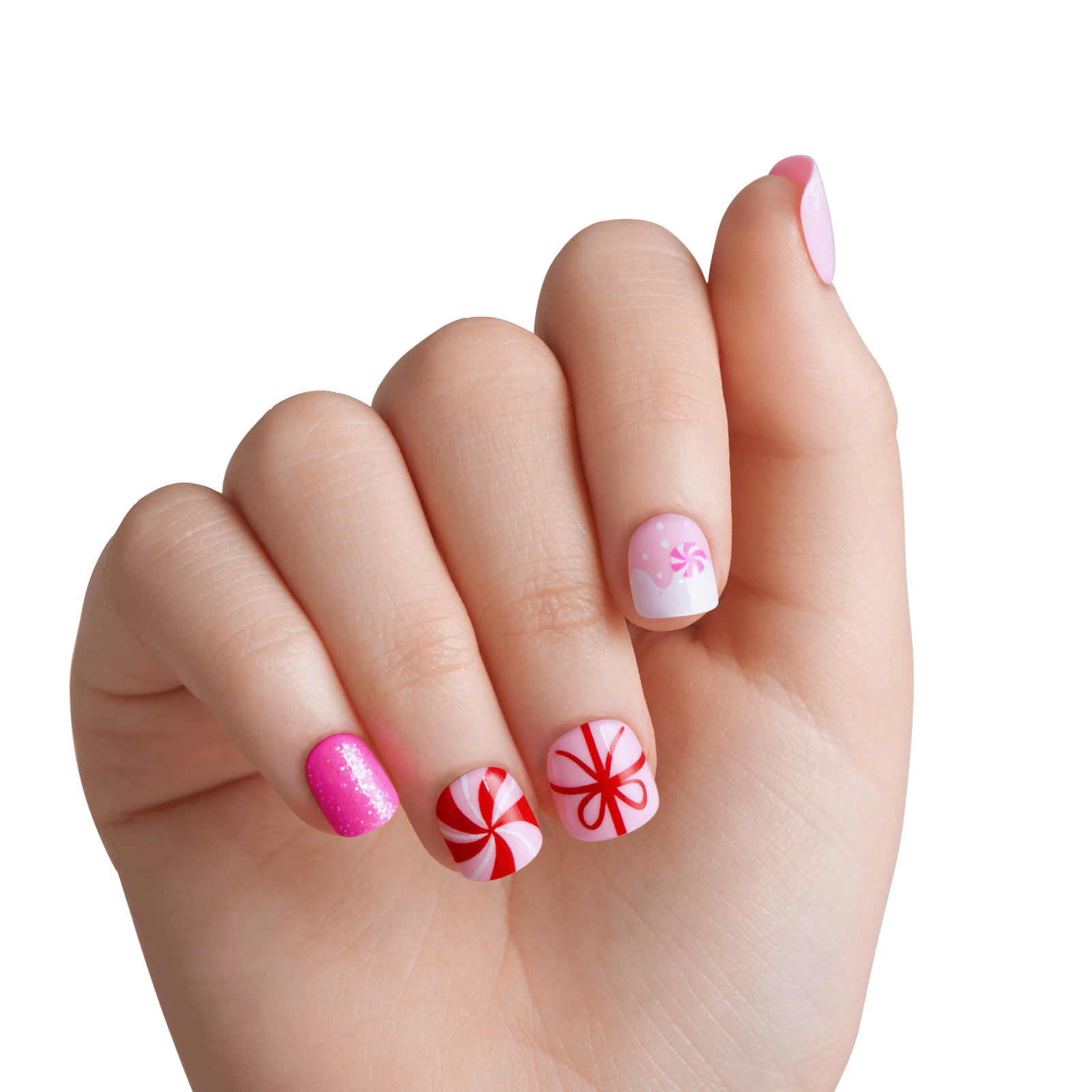 imPRESS Mini Holiday Press On Nails - Frostsnow