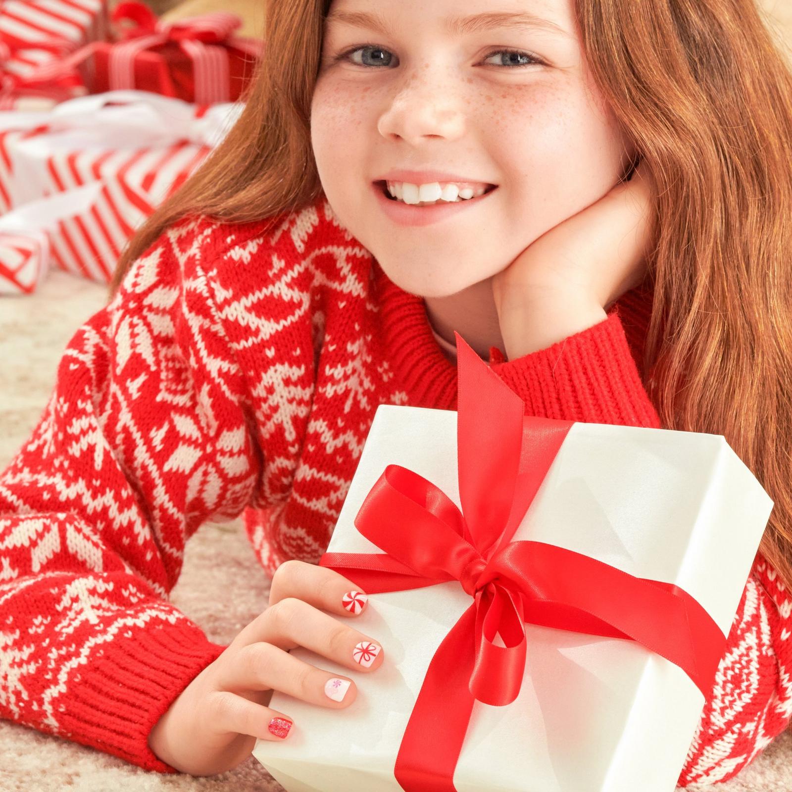 imPRESS Mini Holiday Press On Nails - Frostsnow