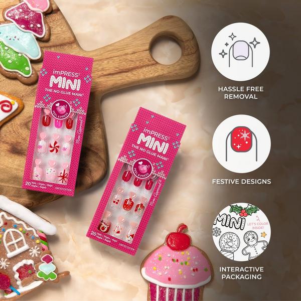 Kiss imPRESS Mini Holiday Press On Nails #8