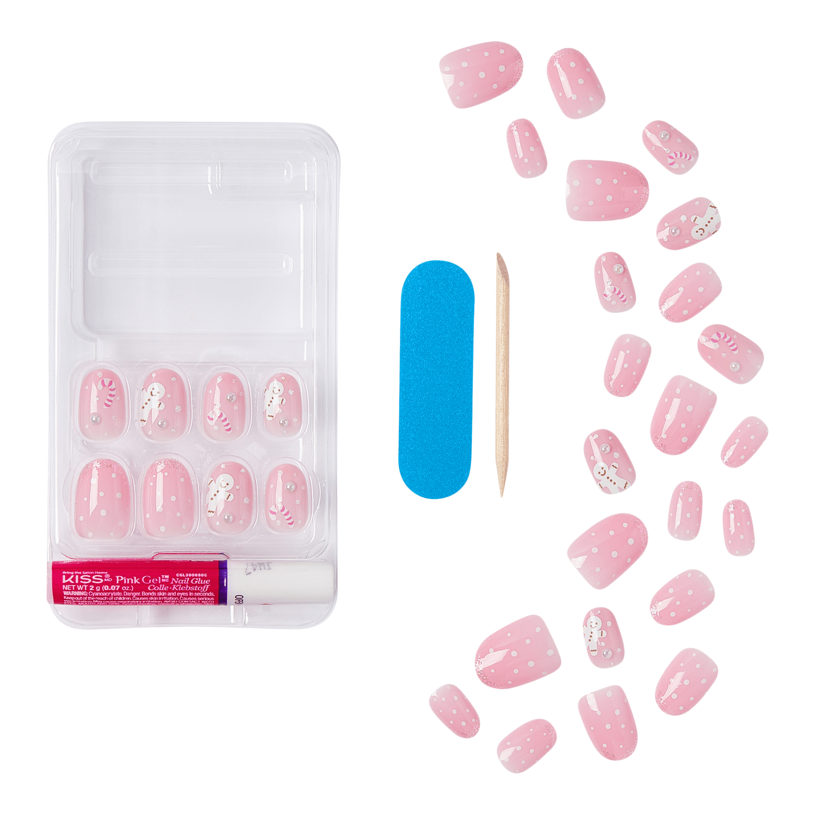 Voguish Fantasy Holiday Press on Nails - Ho Ho Holiday