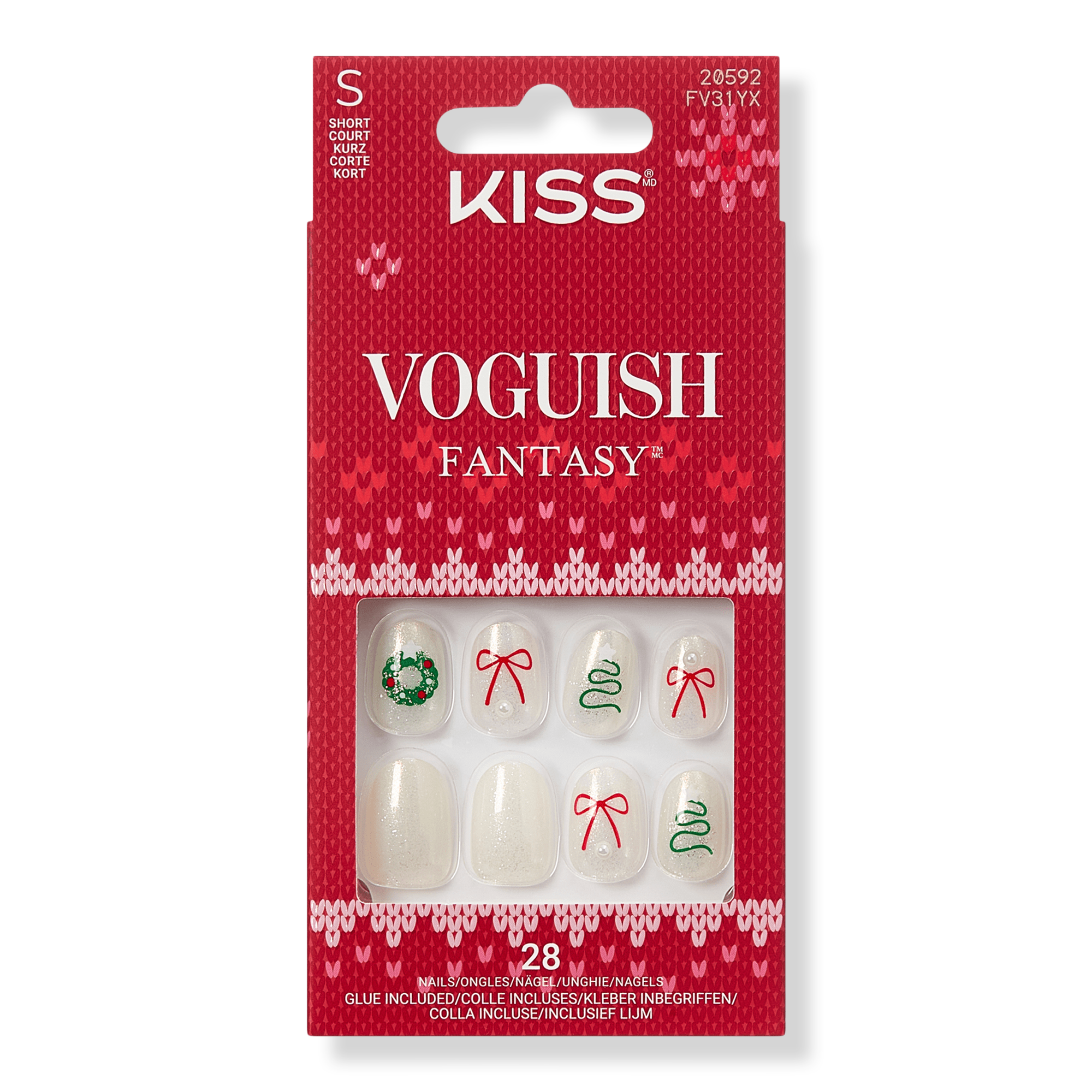 Kiss Voguish Fantasy Holiday Press on Nails #1