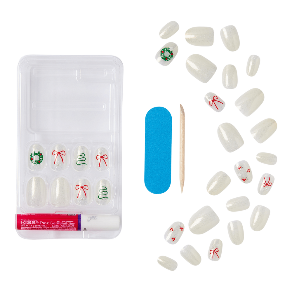 Voguish Fantasy Holiday Press on Nails - Sugar & Spice