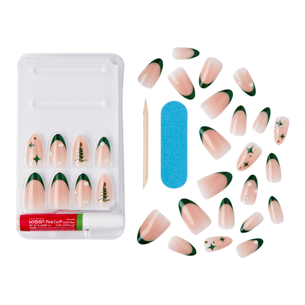 Voguish Fantasy Holiday Press on Nails - Snowy Memories